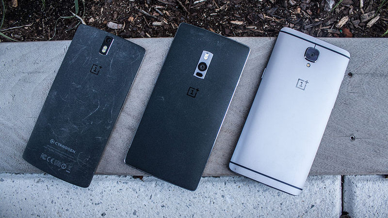 OnePlus One, OnePlus 2 y OnePlus 3. Esta versión se llama “grafito”, una versión dorada estará disponible más adelante